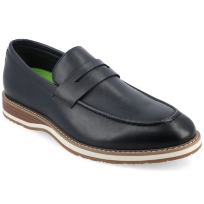 Vance Co Men's Kahlil Casual, Navy Blue, 8.5M