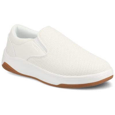 Vance Co Men's Townes Casual, White, 9M