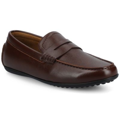 Vance Co Men's Yates Casual, Mahogany, 11M