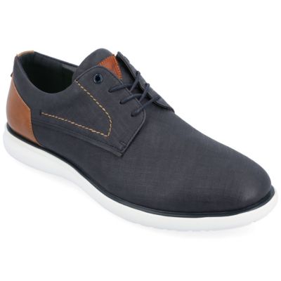 Vance Co Men's Kirkwell Derby, Navy Blue, 10.5M