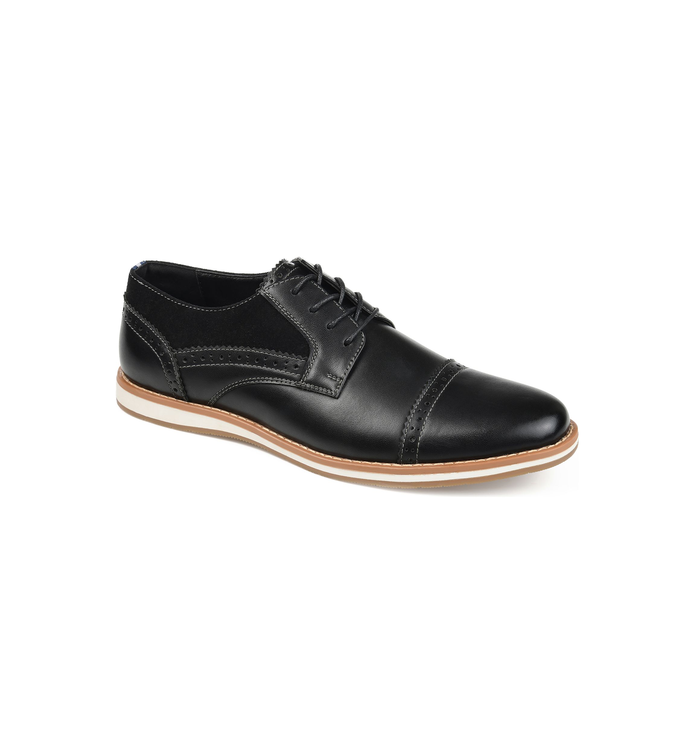 Griff Cap Toe Brogue Derby Shoes