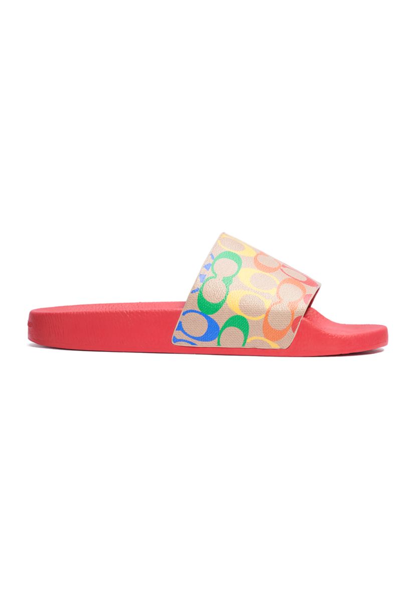 COACH Rainbow Pool Slide Sandals | Belk display picture 2