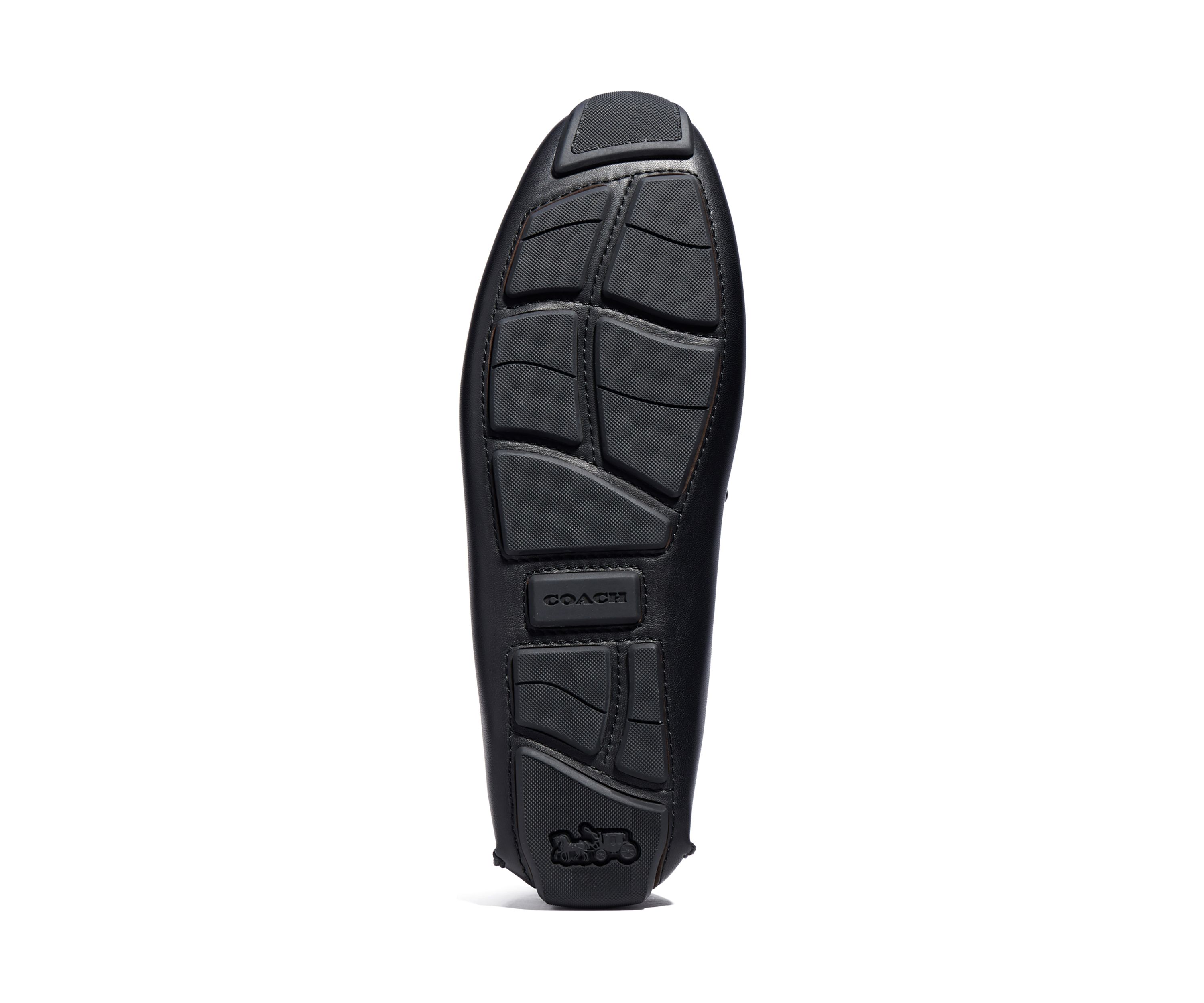 Leather Coin Driver Loafers
