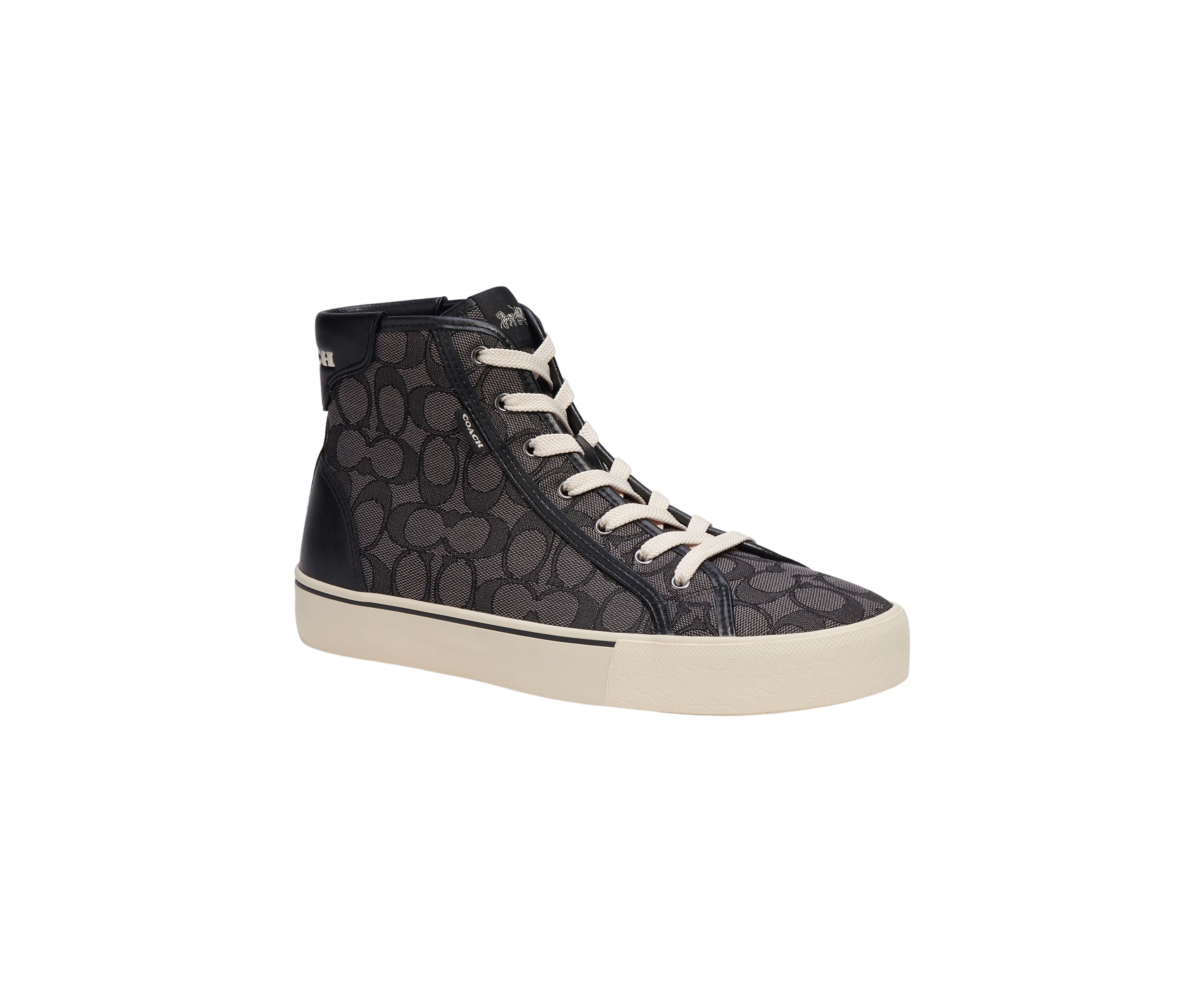 Signature Jacquard Skate High Top Sneakers