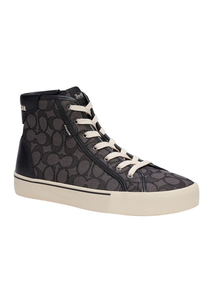  Signature Jacquard Skate High Top Sneakers