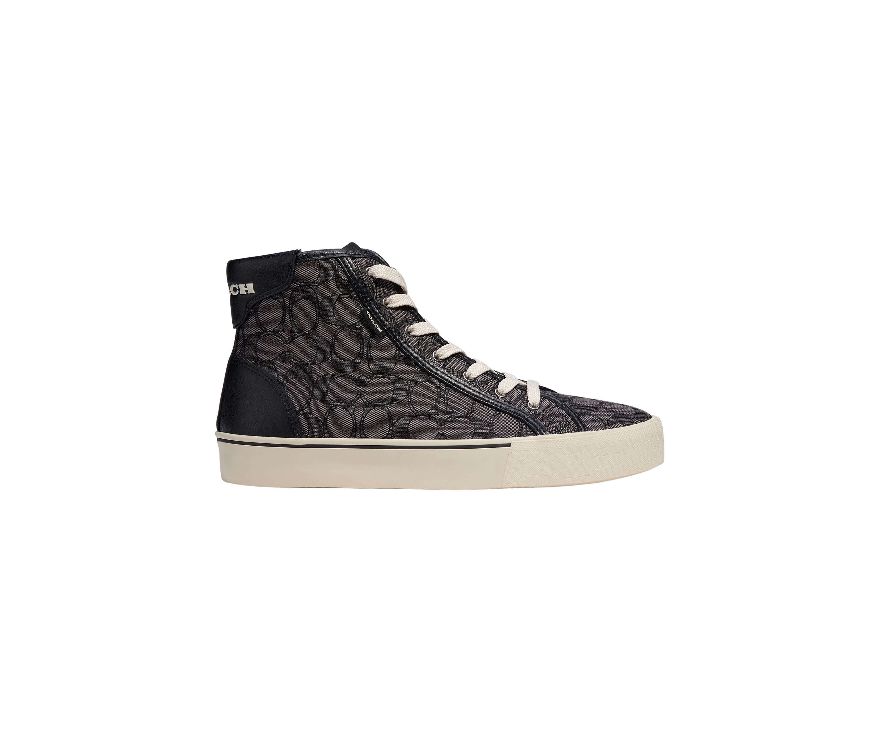  Signature Jacquard Skate High Top Sneakers
