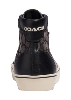 Signature Jacquard Skate High Top Sneakers