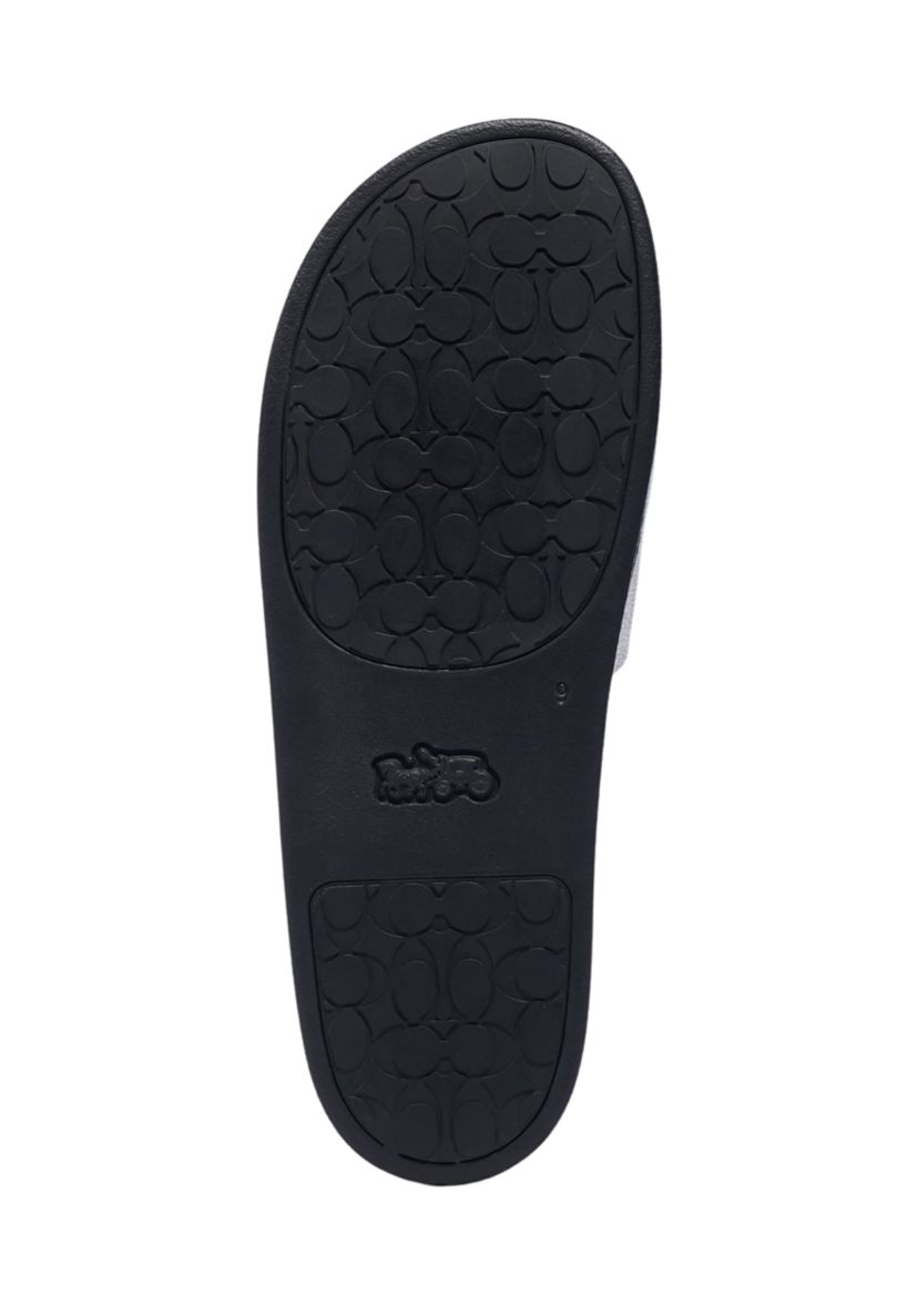 Signature Coated Canvas Pool Slide Sandals