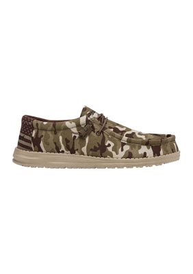 NFL Philadelphia Eagles Military Camouflage Design Hey Dude Shoes