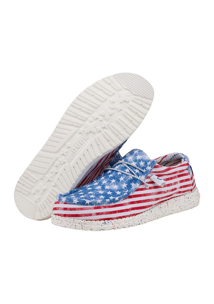 Wally Sneaker Loafers - Stars and Stripes 