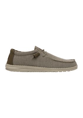 Hey Dude Men's Wally Linen Natural Grey Size 6, Men's Shoes, Men's Lace  Up Loafers