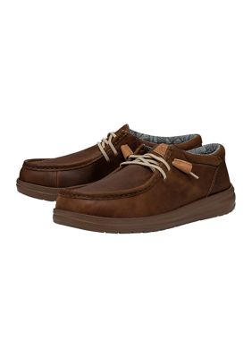 Hey Dude Mens Paul Slip On Shoes- Nut