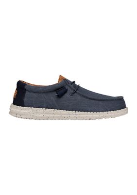 HEY DUDE Men's Wally Washed Canvas Loafers