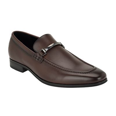 Calvin Klein Men's Cofern Dress Slip-on Loafers, Dark Brown, 7M
