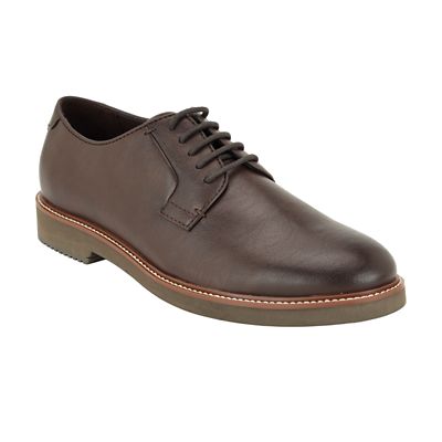 Calvin Klein Men's Torrean Lace-up Casual Derby, Dark Brown, 7M