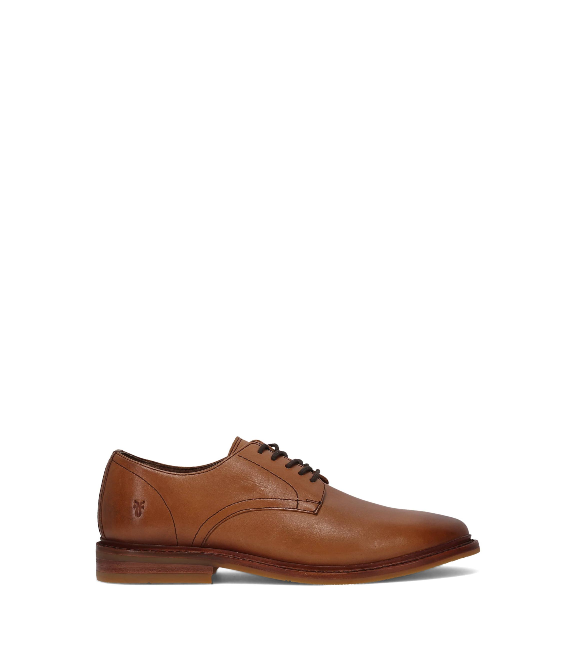 FRYE KNIGHTON noble-brown oxford shoes Frye Shoes Mens 7.5 Brown Leather Derby Oxford Plain Toe  main image 3