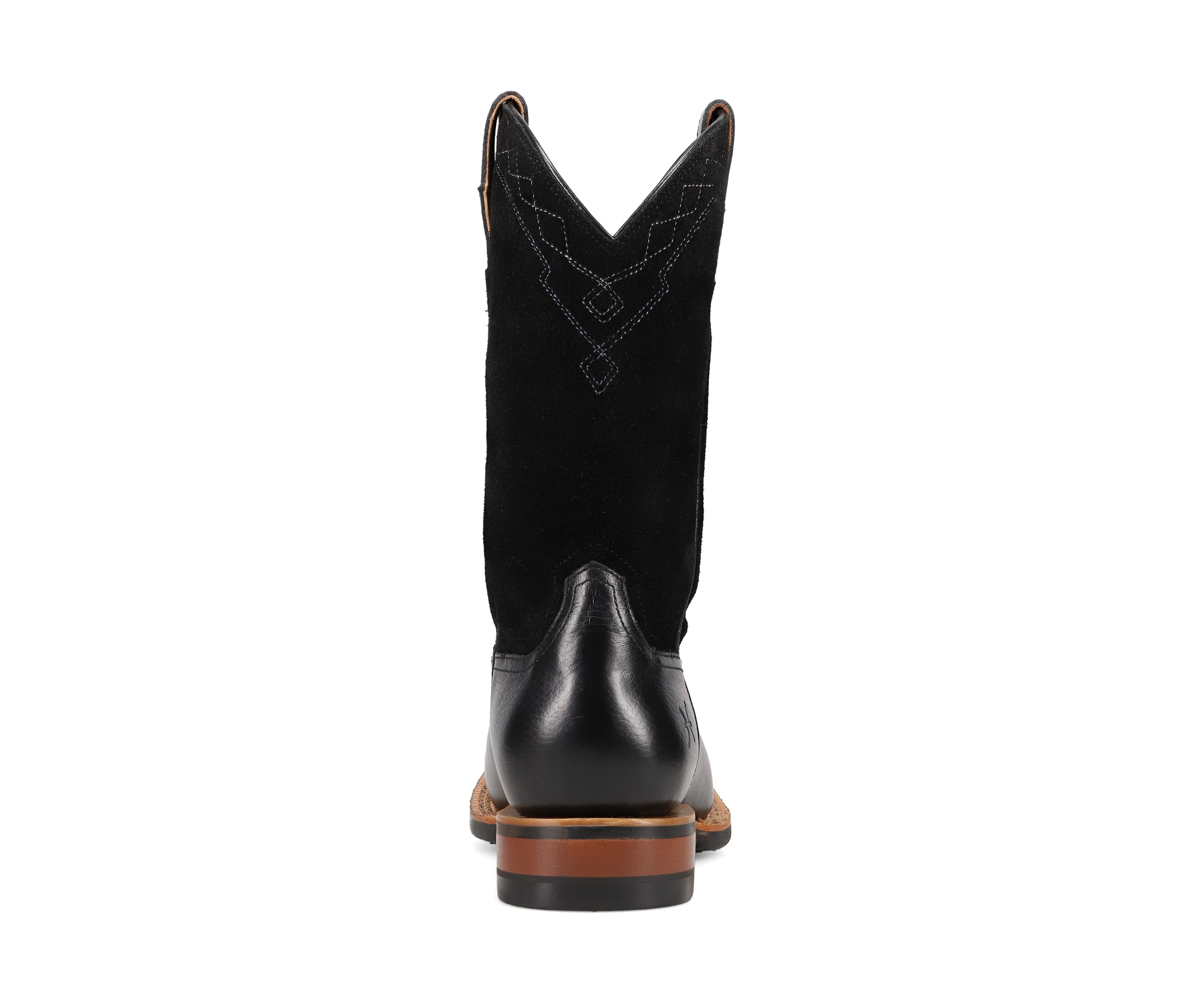 Mens Hauser Logo Stitch Square Toe Boots