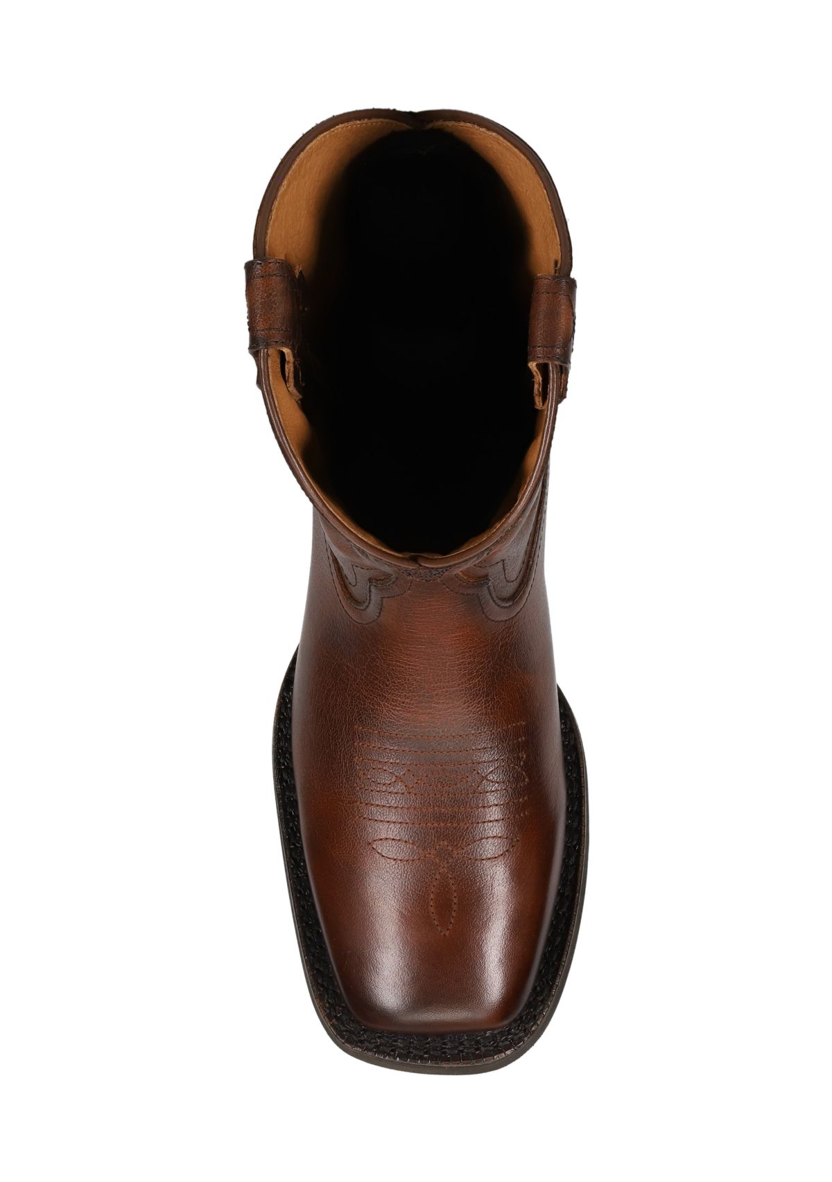 Mens Hauser Logo Stitch Square Toe Boots