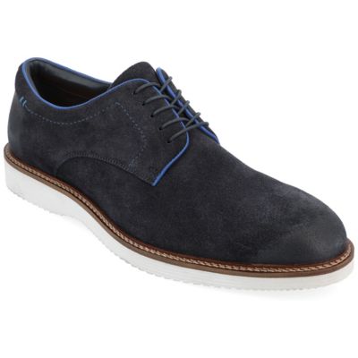 Thomas & Vine Men's Seneca Derbys, Navy Blue, 13M