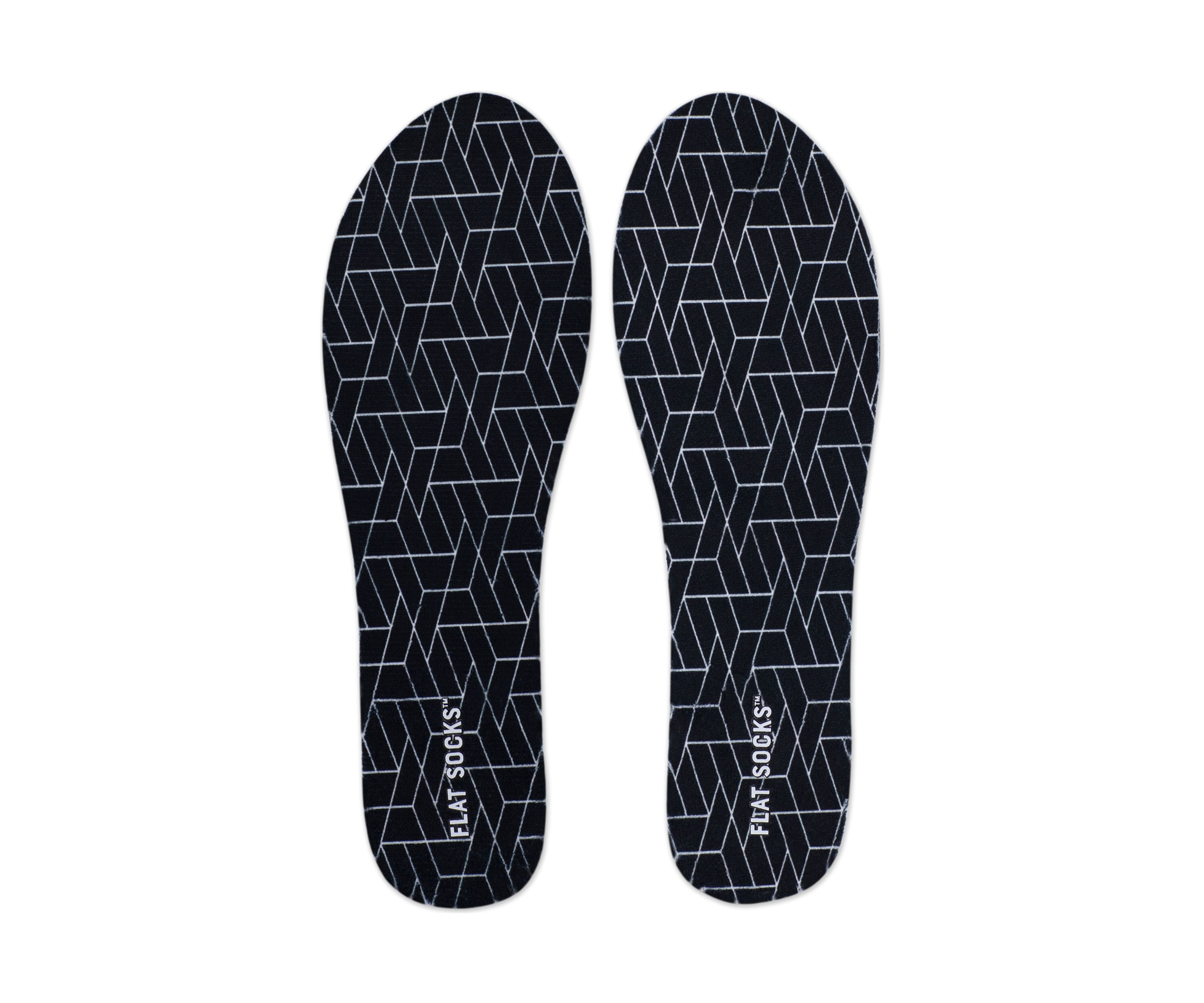 3 Pack No Show Sock Inserts - Solid and Leopard Prints
