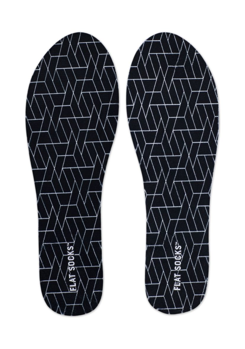3 Pack No Show Sock Inserts - Solid and Leopard Prints