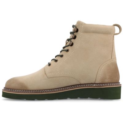 Wedge Sole Lace-up Boot