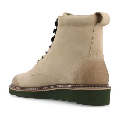 Wedge Sole Lace-up Boot