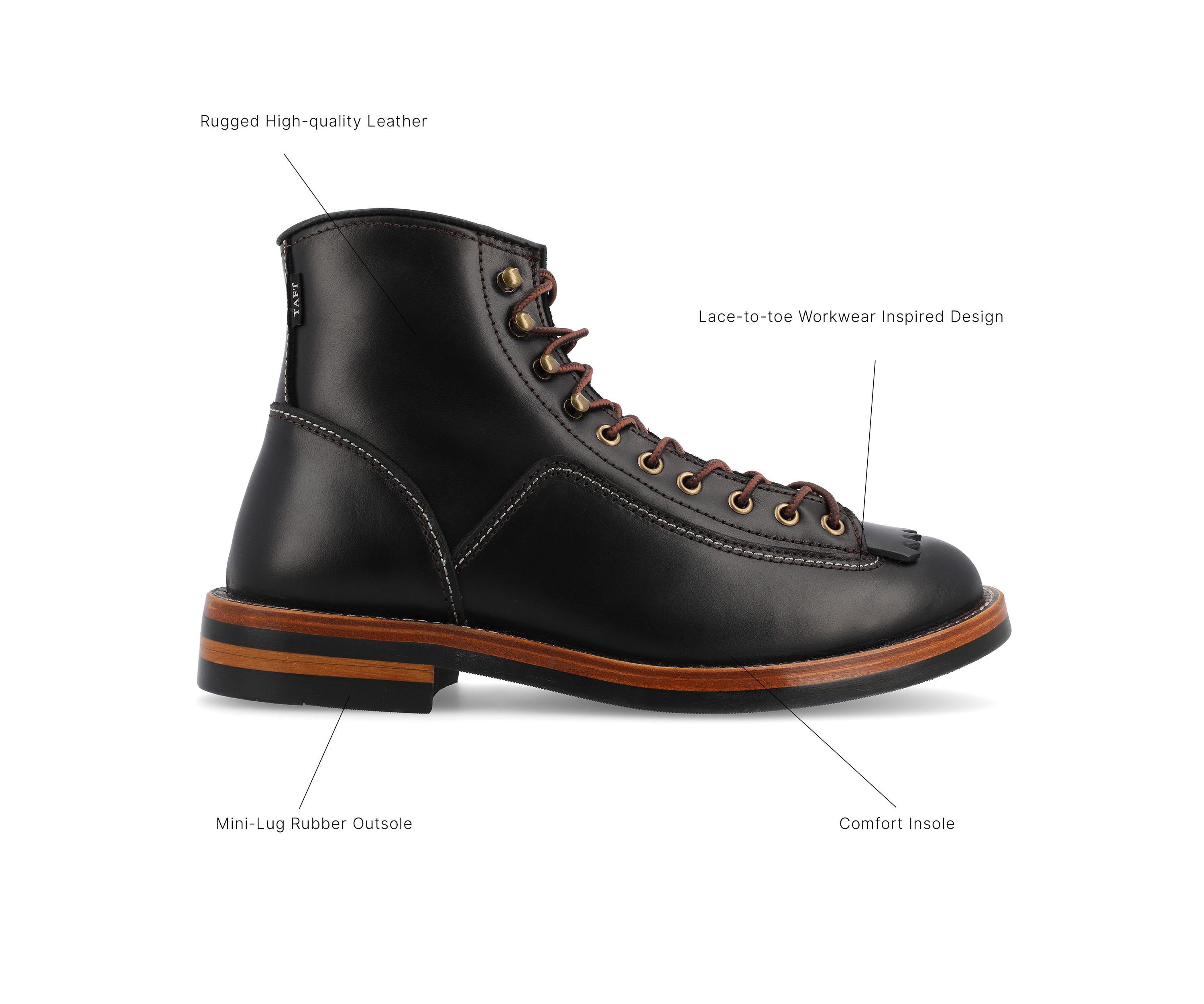 Rugged Lace-up Boot