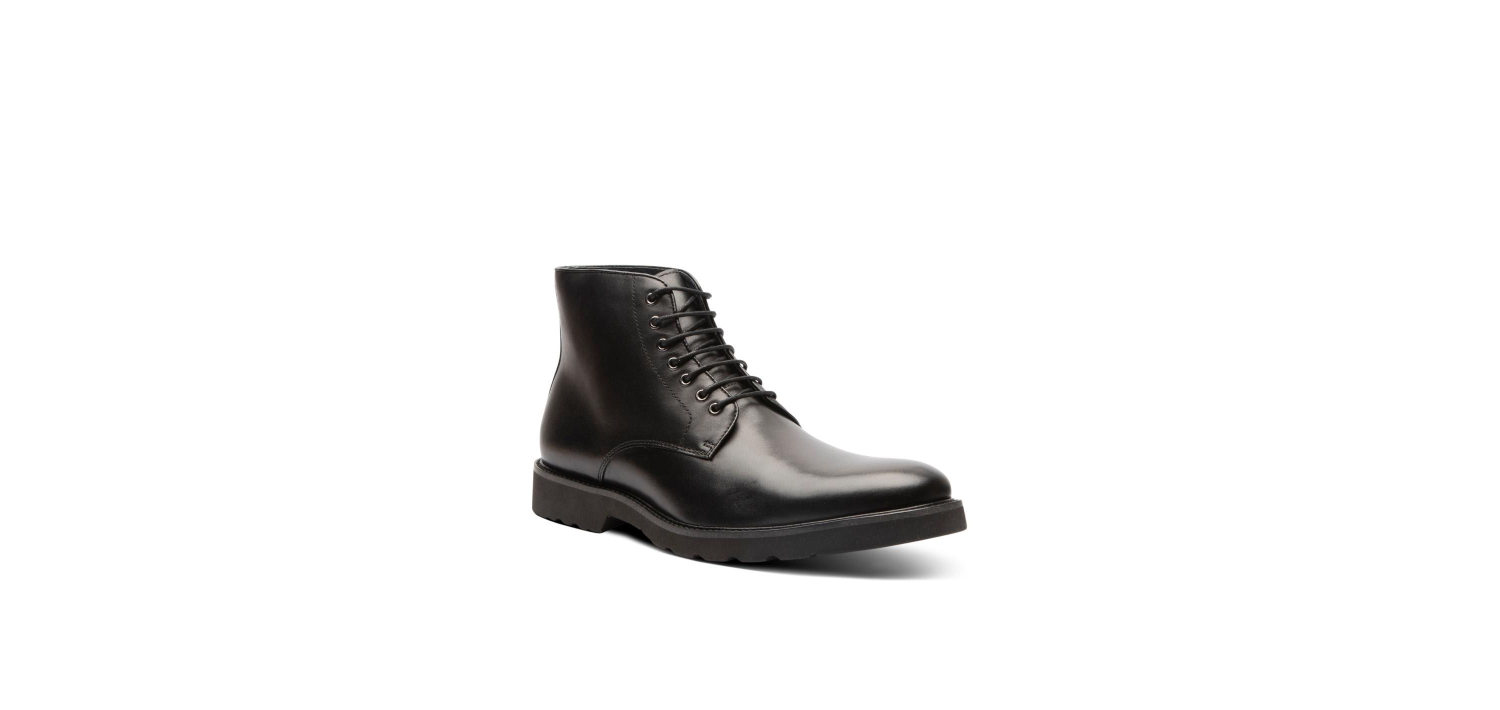 Powell Plain Toe Lace-Up Boot