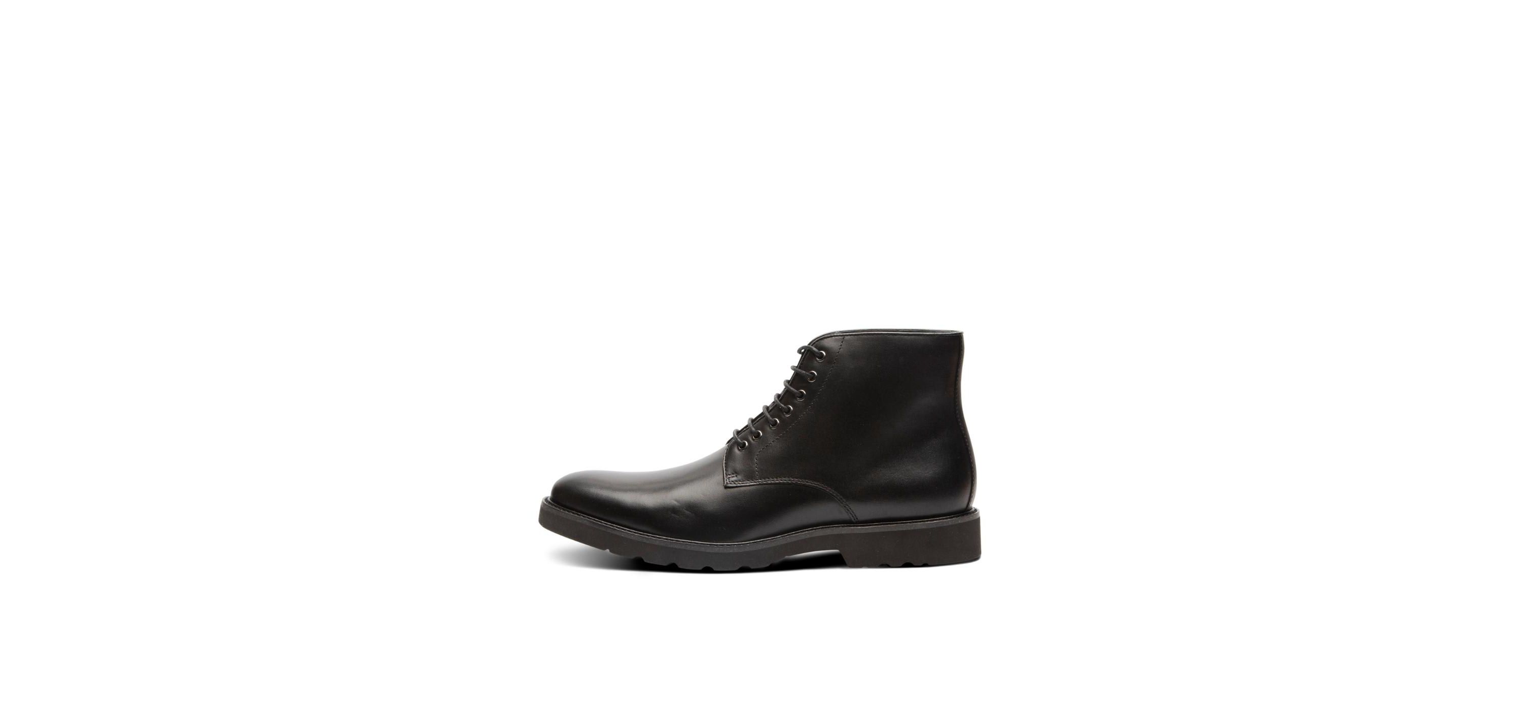 Powell Plain Toe Lace-Up Boot