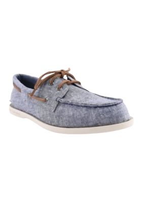 Sperry Men's Ao 2 Eye Lite Boat Shoes, Navy Blue, 8.5M