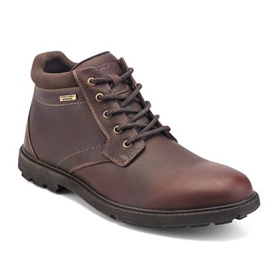 Rockport Men's Storm Surge Plain Toe Boots, Dark Brown, 10M