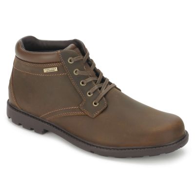 Rockport Men's Storm Surge Plain Toe Boots, Brown, 10M
