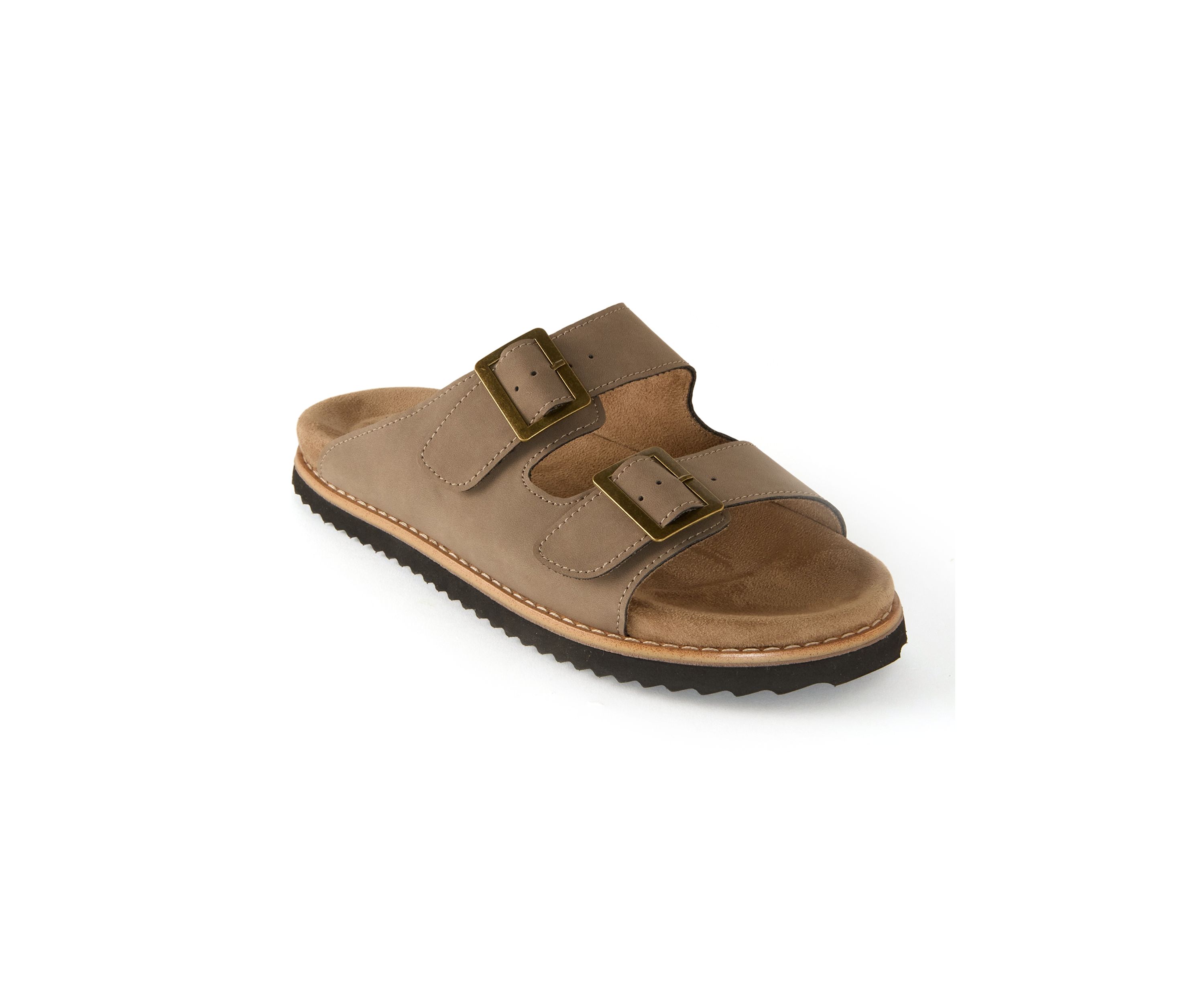 Asher Double Buckle Footbed Sandals