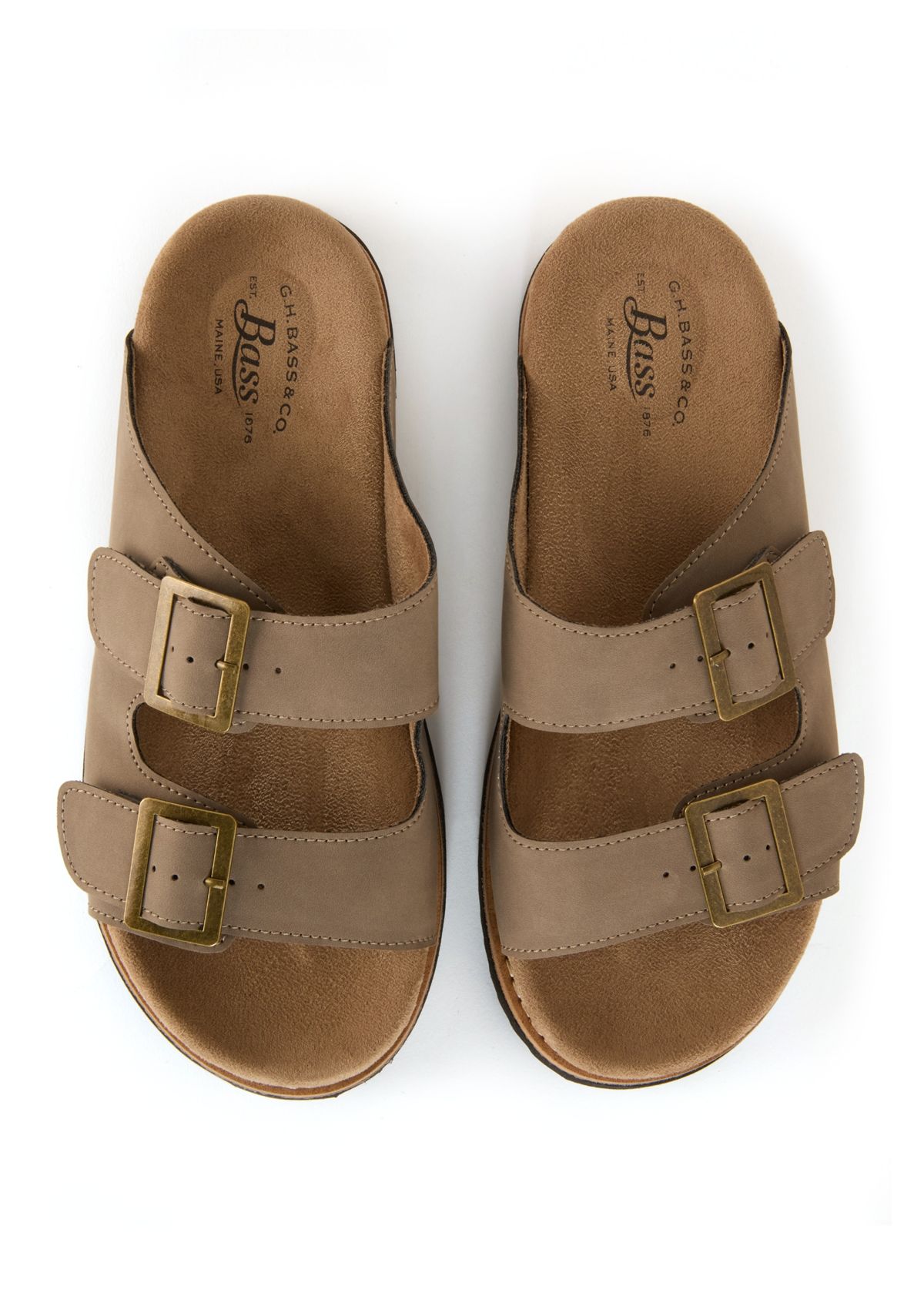 Asher Double Buckle Footbed Sandals