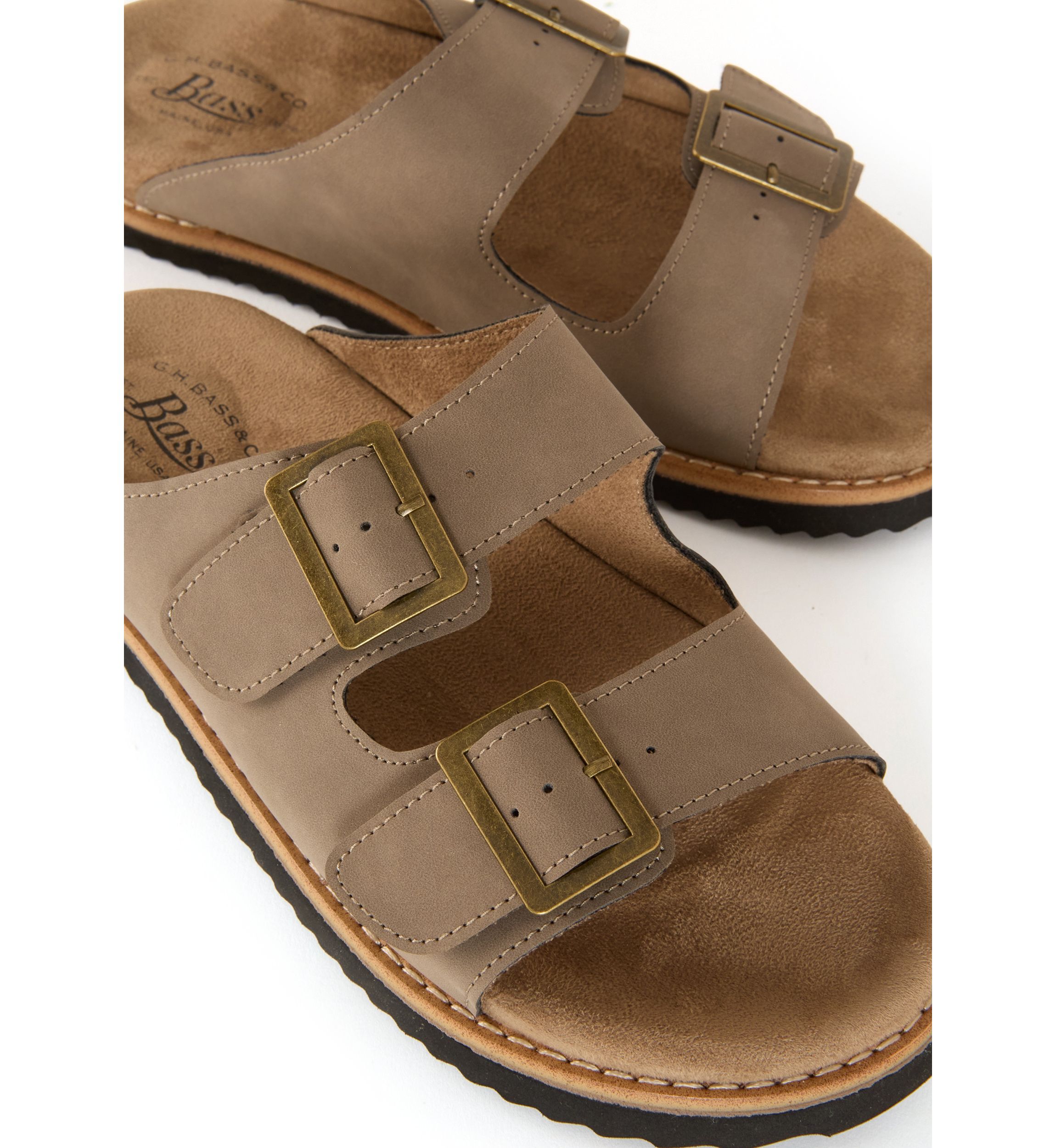 Asher Double Buckle Footbed Sandals