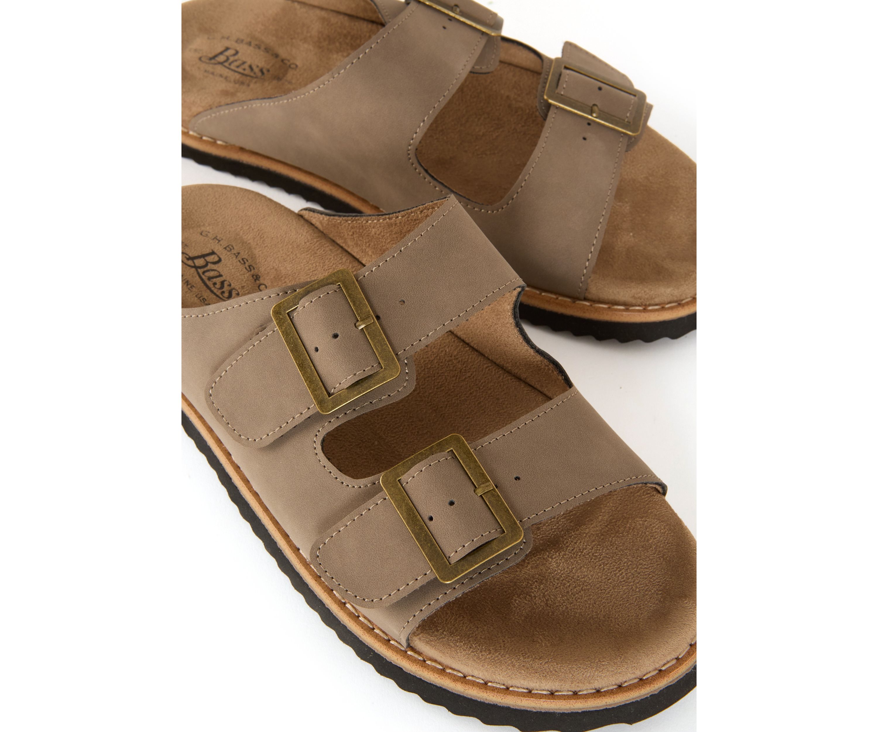 Asher Double Buckle Footbed Sandals
