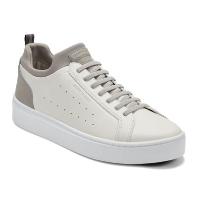 Kenneth Cole New York Men's Nevel Casual Slip-On Sneaker, White, 13M
