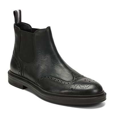 Kenneth Cole New York Men's Frank Casual Slip-On Boot, Black, 11.5M