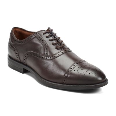 Kenneth Cole New York Men's Future Pod Oxford Lace Up Oxford, Dark Brown, 8.5W