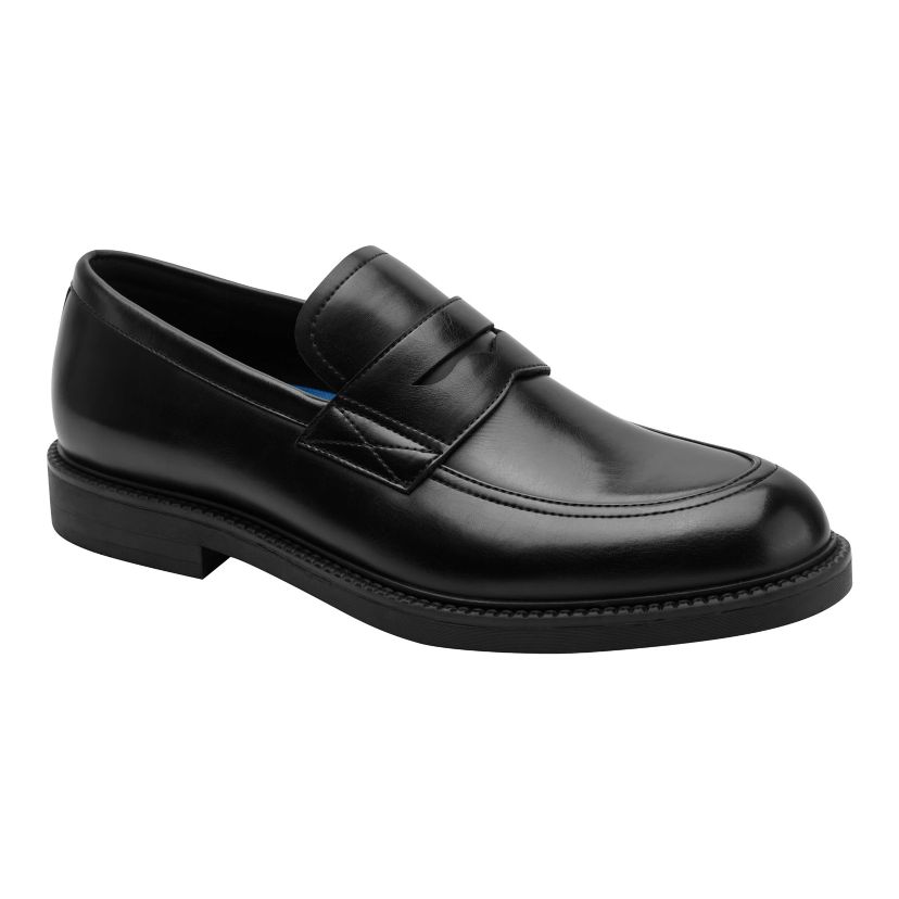 New Kenneth Cole Black Leather Slip-On Loafers Kenneth Cole New York Men main image 4