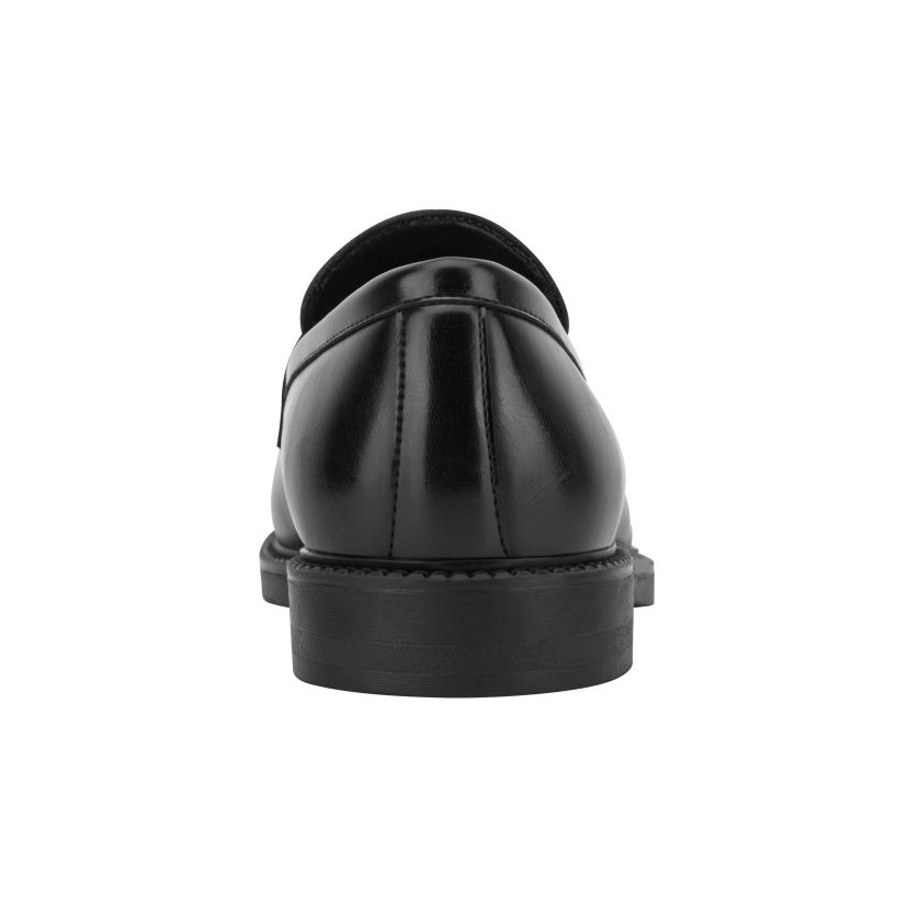 Kenneth Cole Black Leather Lug-Sole Slip-On Loafers Shop Black Leather Theme Bit Driver Loafers | Kenneth Cole main image 4