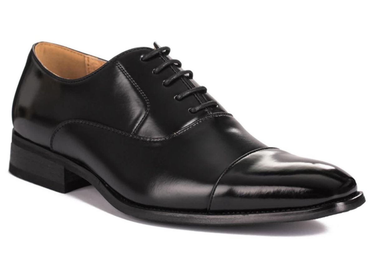 Lace-up Cap Toe Dress Shoes