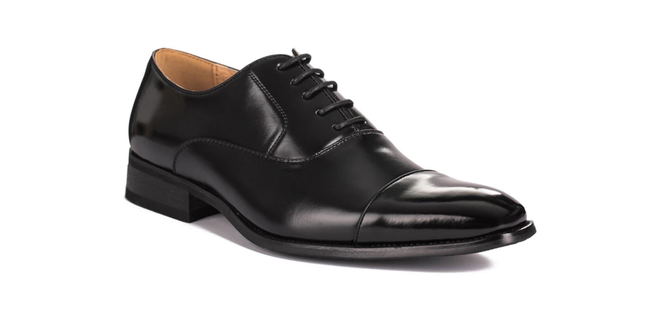 Lace-up Cap Toe Dress Shoes