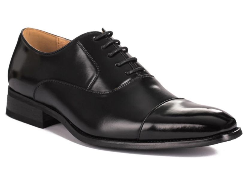 Lace-up Cap Toe Dress Shoes