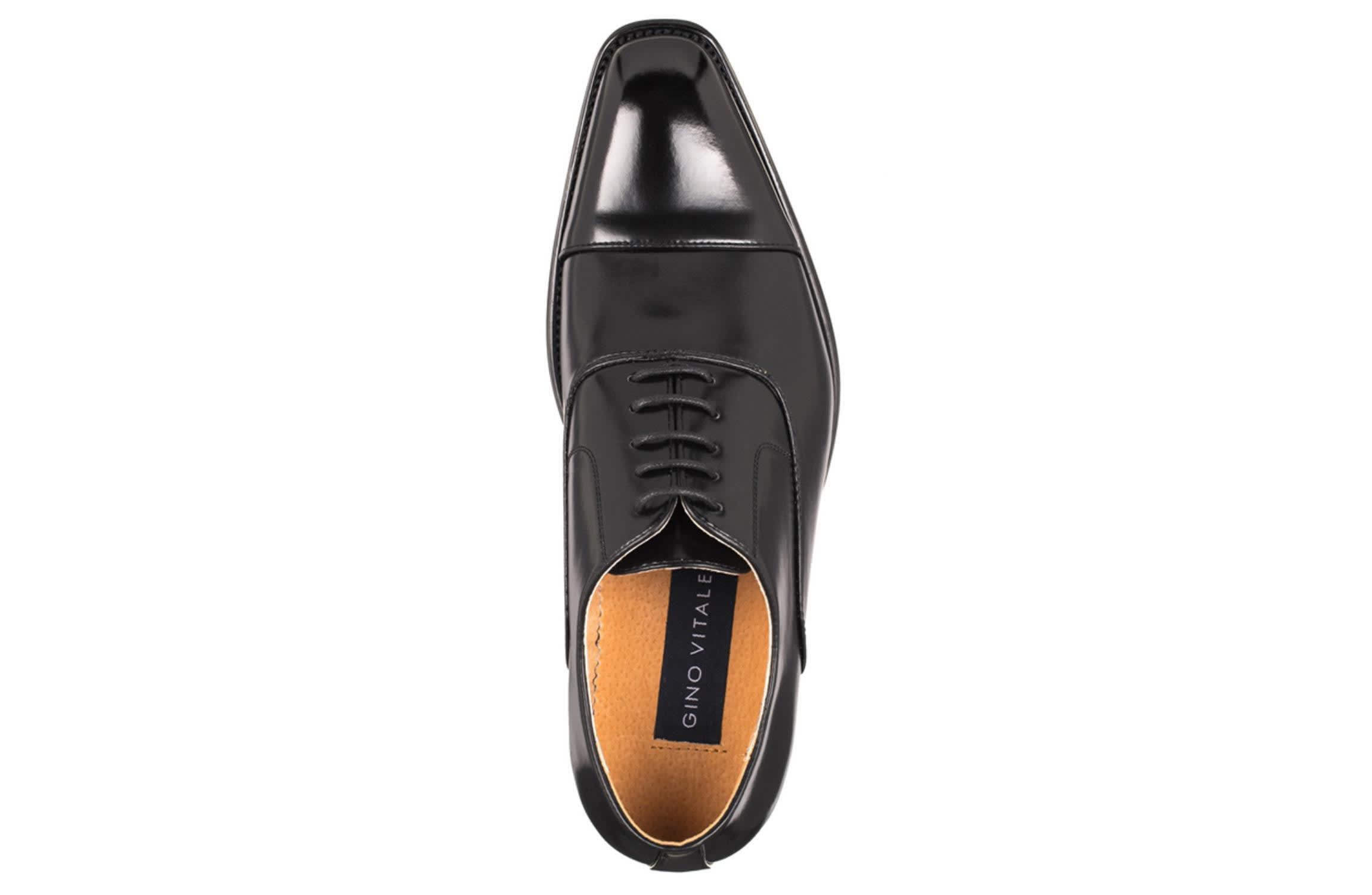 Lace-up Cap Toe Dress Shoes