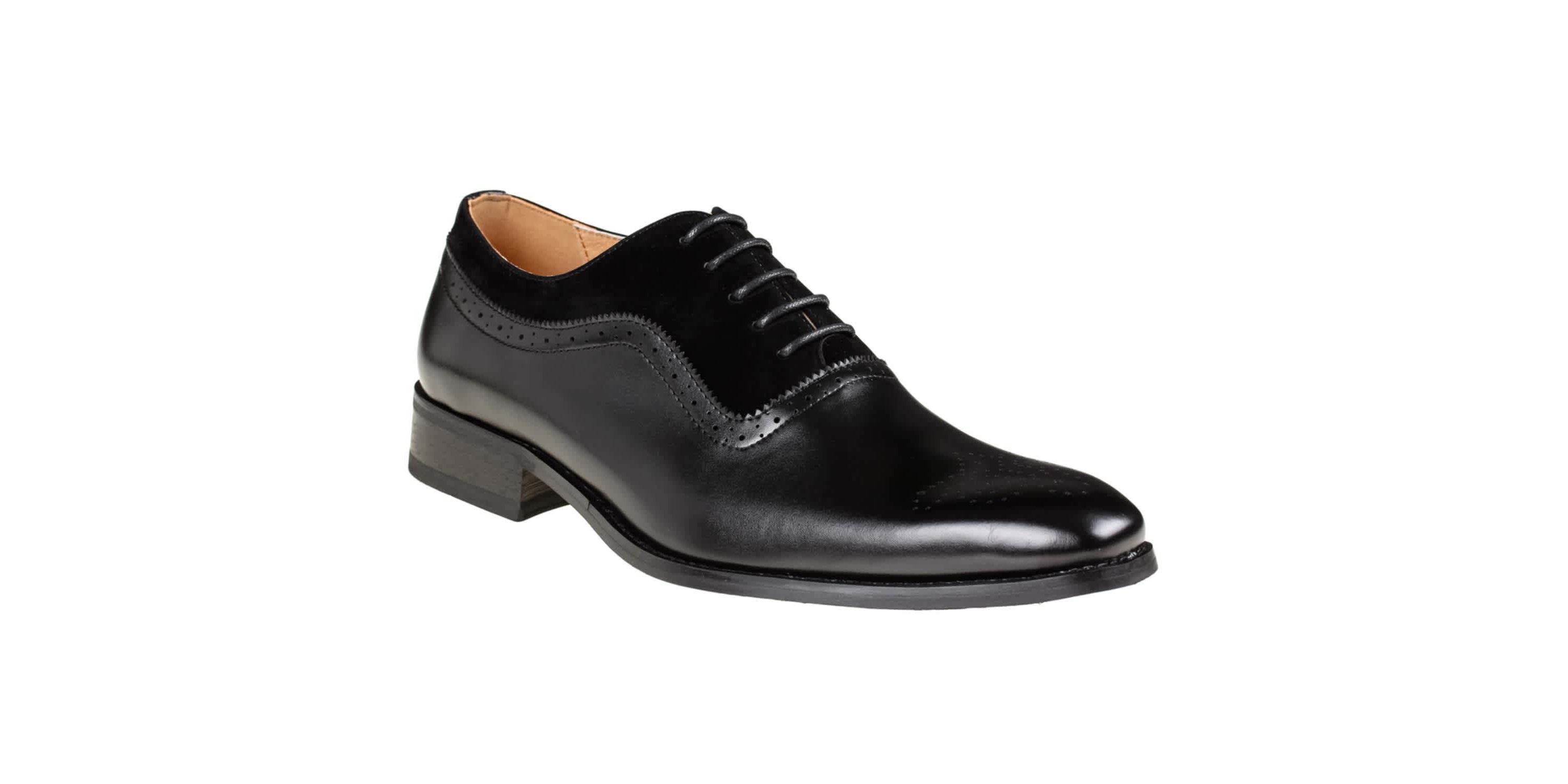 Mens Wing Tip Brogue Two Tone Shoes