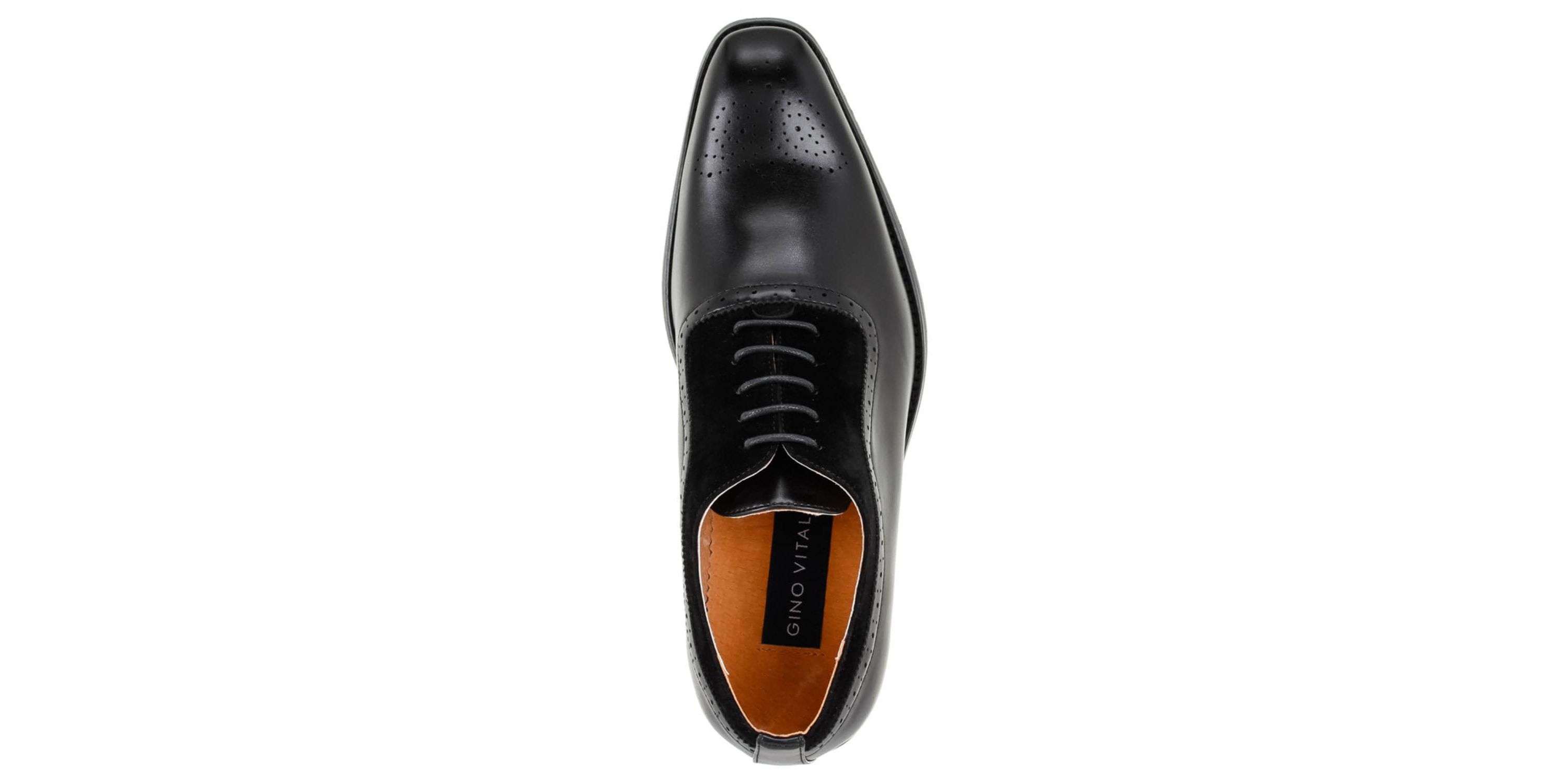 Mens Wing Tip Brogue Two Tone Shoes