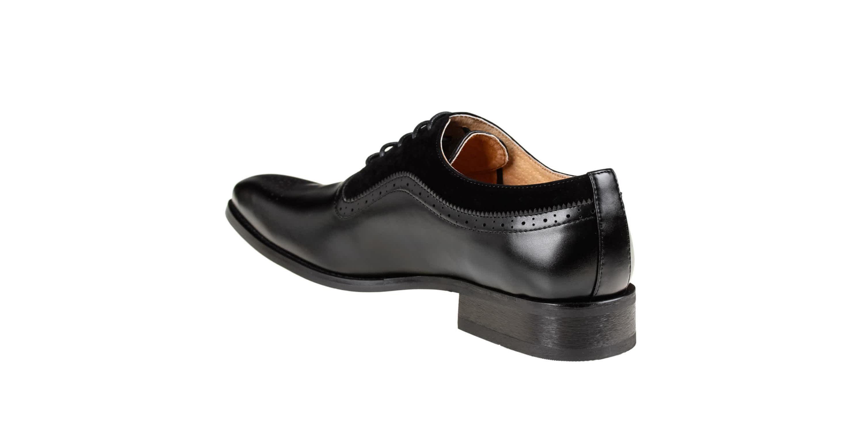 Mens Wing Tip Brogue Two Tone Shoes
