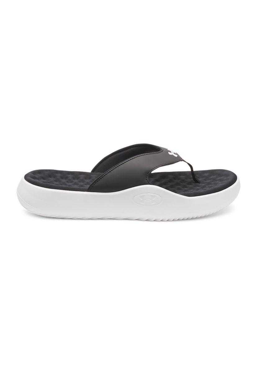 Men\'s White Black Ignite Pro Slide Comfort Soft Rubber Slip On Flat Sandal Shoes Amazon.com | Under Armour Men main image 3